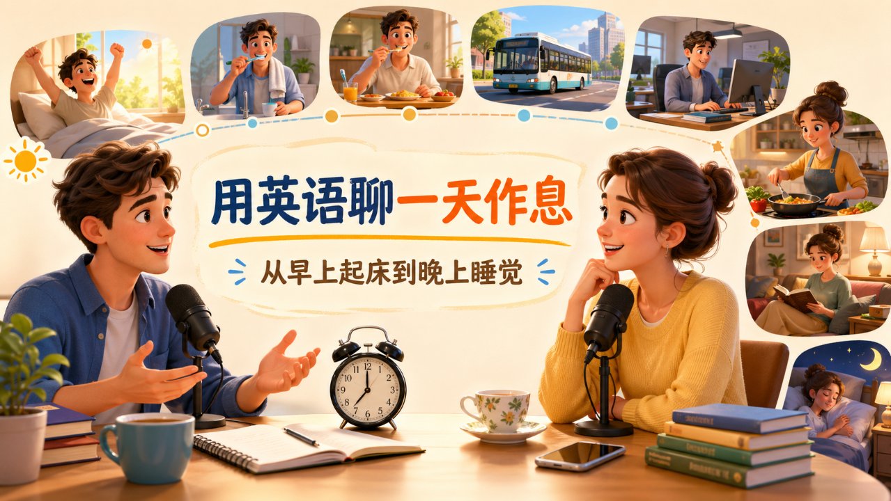 用英语聊日常作息：从起床到下班 02